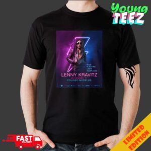 Lenny Kravitz Blue Electric Light Tour 2024 At Coliseo Medplus On December 11 Essentials Unisex T-Shirt