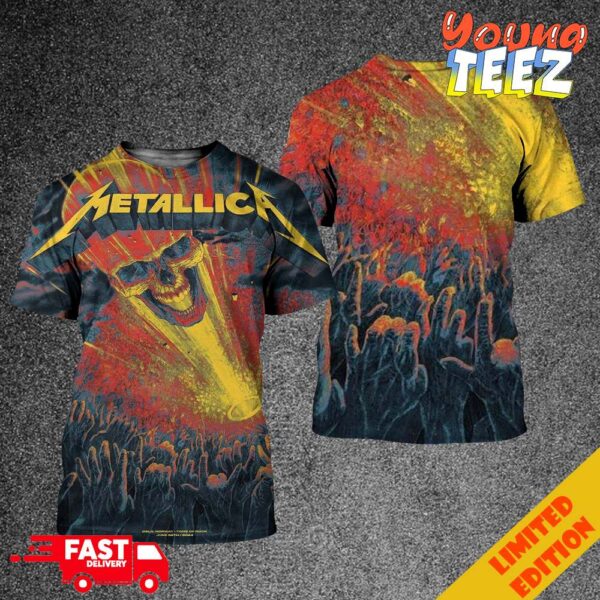 Metallica M72 World Tour To Tons of Rock Night 1 M72 Oslo At The Scream Stage In Oslo Norway On June 26th 2024 All Over Print T-Shirt