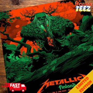 Metallica Tonight M72 World Tour In Helsinki Finland Olympic Stadium No Repeat Weekend Of 2024 June 7th And 9th Poster 2