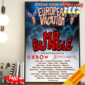 Mr Bungle UK And European Vacation Tour 2024 Ipecac Geek Show Schedule List Date Poster Canvas 7t0nu w3nims.jpg