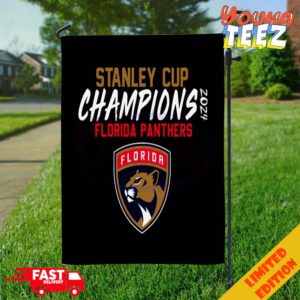 NHL Stanley Cup Champions 2024 Is Florida Panthers Congratulations Winners Garden House Flag