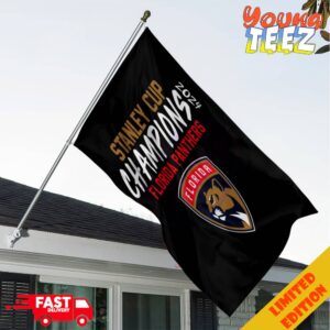 NHL Stanley Cup Champions 2024 Is Florida Panthers Congratulations Winners Garden House Flag Home Decor