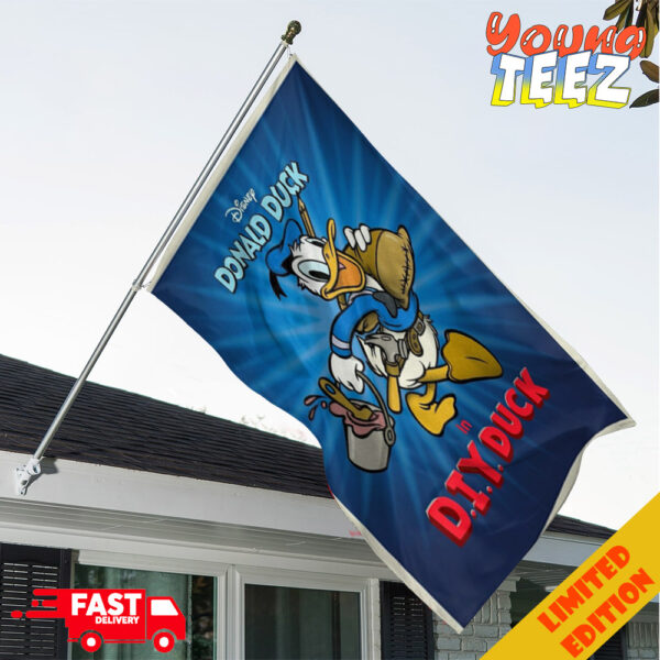 New Donald Duck Short From Walt Disney Animation Studios Releases On June 2024 Garden House Flag Home Decor