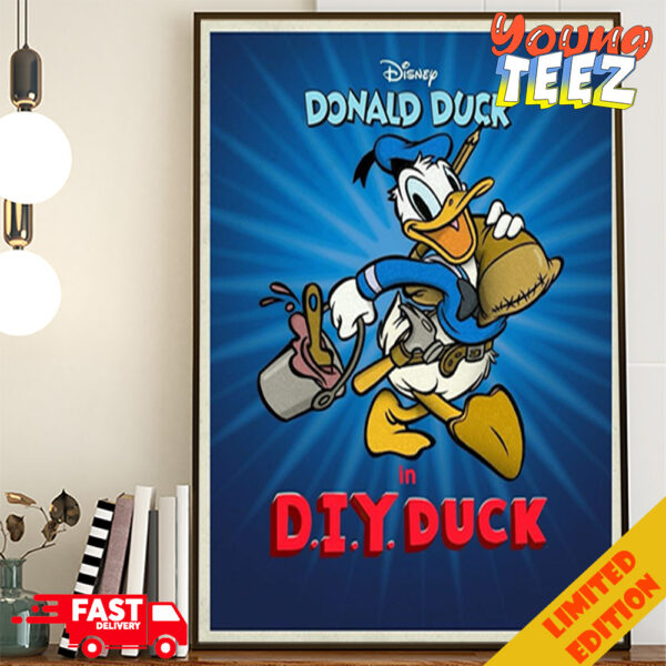 New Donald Duck Short From Walt Disney Animation Studios Releases On June 2024 Poster Canvas