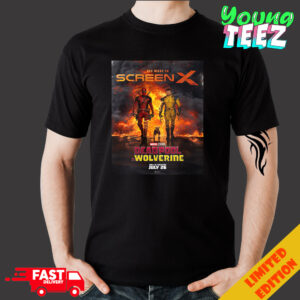 New Poster For Deadpool And Wolverine In Theaters July 26 Merchandise T Shirt L5bDW pboqex.jpg