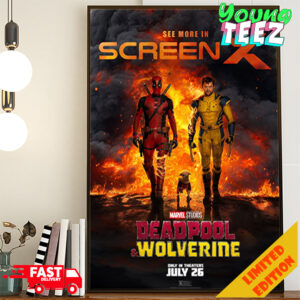 New Poster For Deadpool And Wolverine In Theaters July 26 Poster Canvas Yx8xk csrosx.jpg