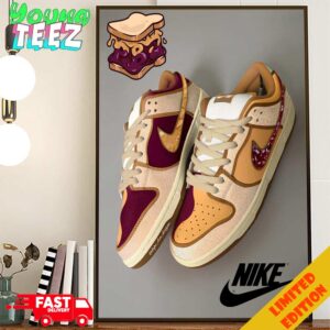 Nike SB Dunk Low PB&J Concepts 2024 Peanut Butter And Jam Poster Canvas Home Decor
