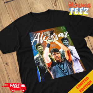 Official Carlos Alcaraz Champion Roland Garros 2024 The Championships Wimbledon Merchandise T-Shirt
