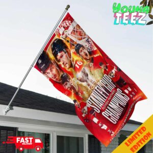 Official Florida Panthers Champions Stanley Cup 2024 NHL Final Garden House Flag Home Decor
