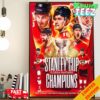 Official The Tennessee Volunteers Champions NCAA Baseball 2024 The National Champions Poster Canvas