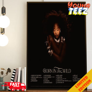 Official Full Album Born In The Wild By Tems Release On June 2024 Poster Canvas kCZpe cjlqwu.jpg