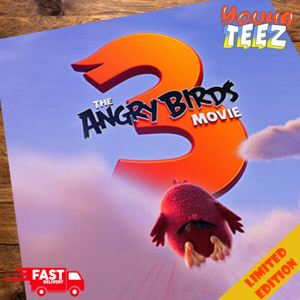 Official Poster The Angry Birds 3 Movie Poster Canvas