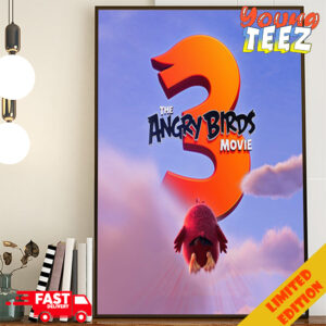 Official Poster The Angry Birds 3 Movie Poster Canvas