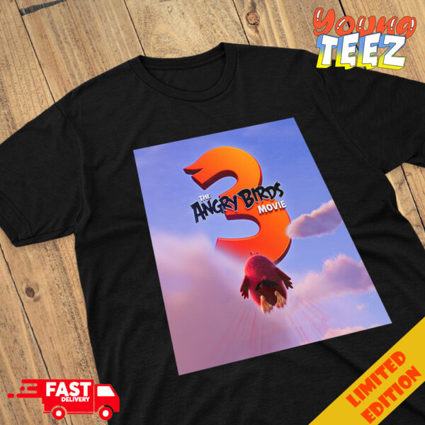 Official Poster The Angry Birds 3 Movie Merchandise T-Shirt