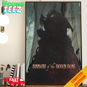 Official Sinners Of The Seven Seas By Powerwolf Release On June 21st 2024 Poster Canvas Home Decor