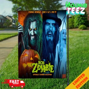 Officially Licensed Rob Zombie Collection On June 17th 2024 Cavity Colors Garden House Flag