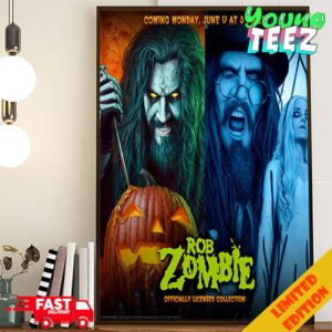 Officially Licensed Rob Zombie Collection On June 17th 2024 Cavity Colors Poster Canvas