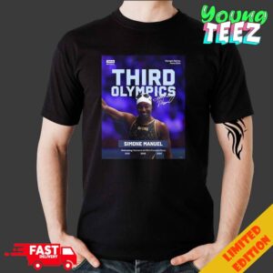 One Of The Greatest Sprinters In History Team USA Simone Manuel Wins Gold Medal Of Third Olympic Games Paris 2024 Swimming Essentials Unisex T-Shirt