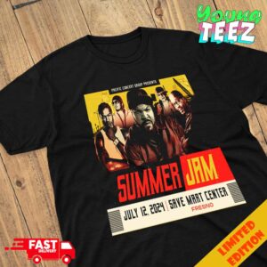 Pacific Concert Group Presents Summer Jam On July 12 At Save Mart Center Ice Cube Tour 2024 In Portland Merchandise T-Shirt