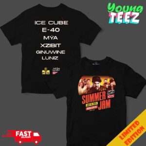Pacific Concert Group Presents Summer Jam On July 19 At Moda Center Ice Cube Tour 2024 In Portland Full Line Up Unisex Two Sides T-Shirt