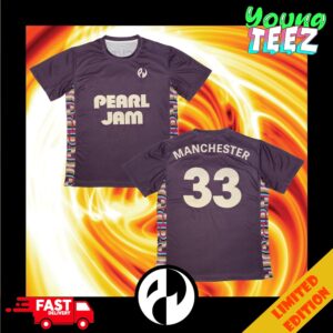 Pearl Jam Manchester Tonight At The Coop Live Event All Over Print June 25 Dark Matter World Tour 2024 3D T-Shirt