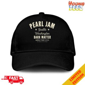 Pearl Jam Seattle Washington Dark Matter World Tour 2024 Design For Jacket Classic Hat-Cap Snapback