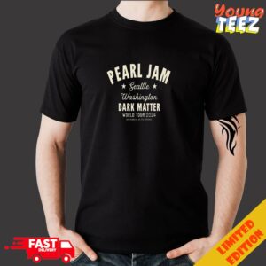 Pearl Jam Seattle Washington Dark Matter World Tour 2024 Design For Jacket Merchandise T-Shirt