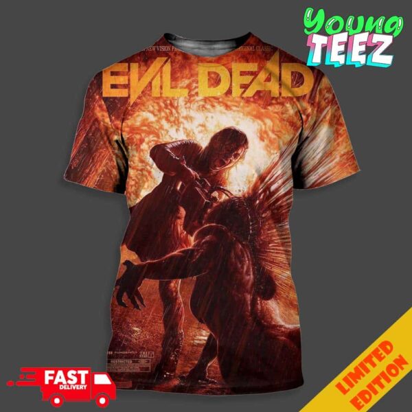 Poster Evil Dead Movie Unisex All Over Print T-Shirt