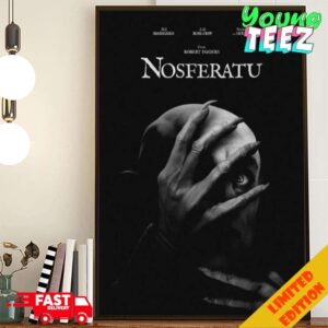 Poster Horror Film Nosferatu Official Drop On December 2024 Poster Canvas Home Decor