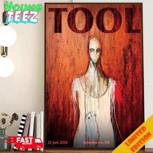 Poster Tool Effing Tool Show 2024 In Kobenhaven DK On June 22 At Copenhell Art By Pegah Salimi Poster Canvas Home Decor