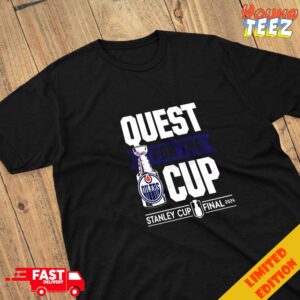 Quest For The Cup Edmonton Oilers Stanley Cup Final 2024 Merchandise T-Shirt