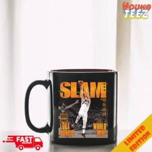 SLAM 250 Cover Run To The NBA Finals 2024 The Gold Metal Edition Est 1994 Luka Doncic The World Is Mine Dallas Mavericks Ceramic Mug