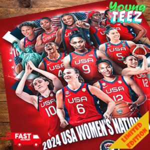 The 2024 USA Women’s National Team Paris Olympics Poster Canvas