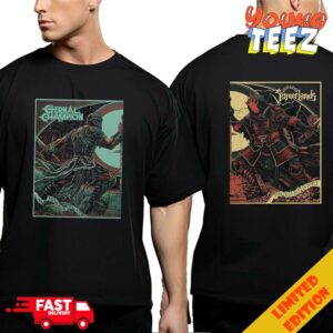 The Collaboration Of Eternal Champion And Sumerlands Are Designed By Fortifem 1988-2024 Rest In Power In Memoriam Brad Raub Hellfest 2024 Two Sides T-Shirt