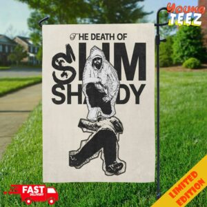 The Death Of Slim Shady Metal Print By The Eminem Limited Edition Garden House Flag Home Decor