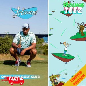 The Jetsons Orbit City Golf Club Summer Polo Shirt For Golf Tennis RSVLTS Collections