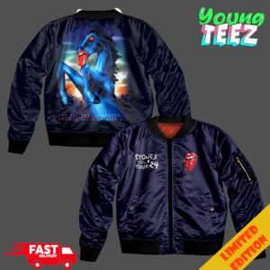 The Rolling Stones At Denver CO June 20 2024 Empower Field At Mile High Poster Tomorrow Night Hackney Diamonds Tour Bomber Jacket All Over Print Shirt