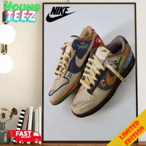 The Sandlot x Nike Dunk Low Concept MLB 2024 Poster Canvas Home Decor