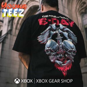 The XBox Gear Shop Is Now Open Limited Edition Brotherhood Tee Designed By Luke Preece Gears Of War Merchandise Two Sides T Shirt (2)