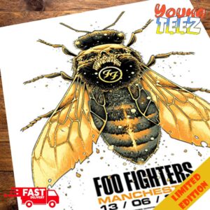 Tonight At Manchester Night One June 13 2024 Foo Fighters Emirates Old Trafford Poster Limited Edition Poster 2