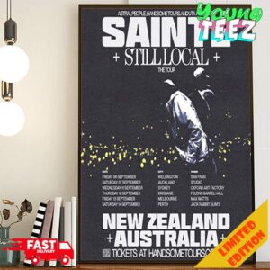 UK Rapper Sainte Debut Tour Of Australia On September 2024 Schedule List Date Poster Canvas