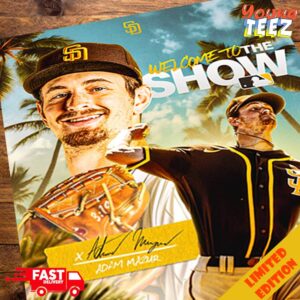 Welcome To The Show Adam Mazur San Diego Padres MLB Poster Canvas