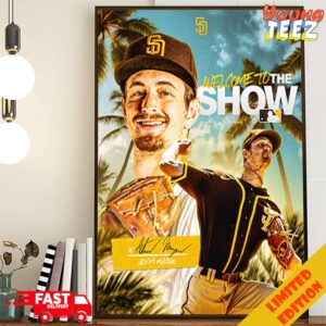 Welcome To The Show Adam Mazur San Diego Padres MLB Poster Canvas uogpG tvlcdf.jpg
