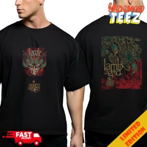 We’re Celebrating The 20th Anniversary Of Ashes Of The Wake Limited Poster Edition Out On August 30 2024 Lamb Of God Two Sides T-Shirt