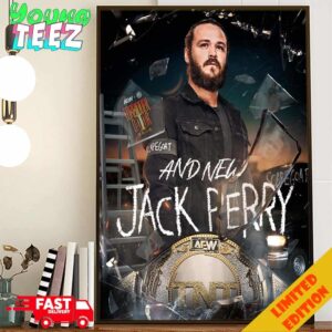 AEW And New TNT Champion The Scapegoat Jack Perry Order Forbidden Door On PPV Right Now Poster Canvas Home Decor