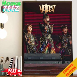 BABYMETAL At Hellfest Open Air Festival 2024 Flashback Moment Poster Canvas Home Decor