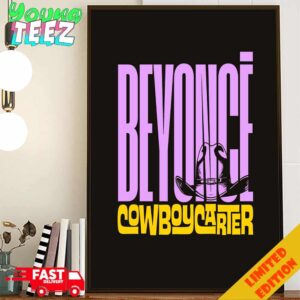 Beyonce Cowboy Carter Text Logo Poster Canvas Home Decor