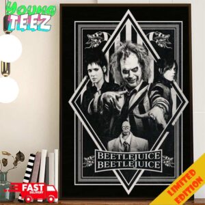 Brand New Poster For Tim Burton?s Beetlejuice Beetlejuice Home Decor Poster Canvas