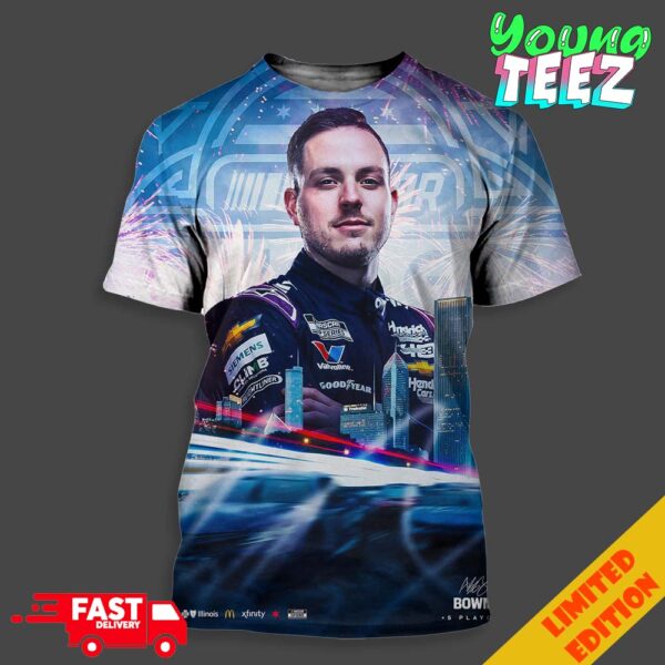 Congrats Alex Bowman Wins The Grant Park 165 NASCAR 2024 Unisex All Over Print T-Shirt