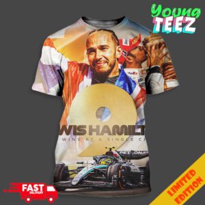 Congrats Lewis Hamilton With Mercedes AMGF1 Champions British Grand Prix 2024 Most Wins Ay A Single Circuit Unisex All Over Print T-Shirt